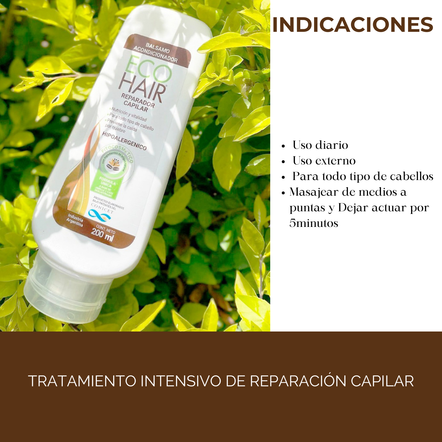 BÁLSAMO ACONDICIONADOR ECO HAIR 200ML - 4