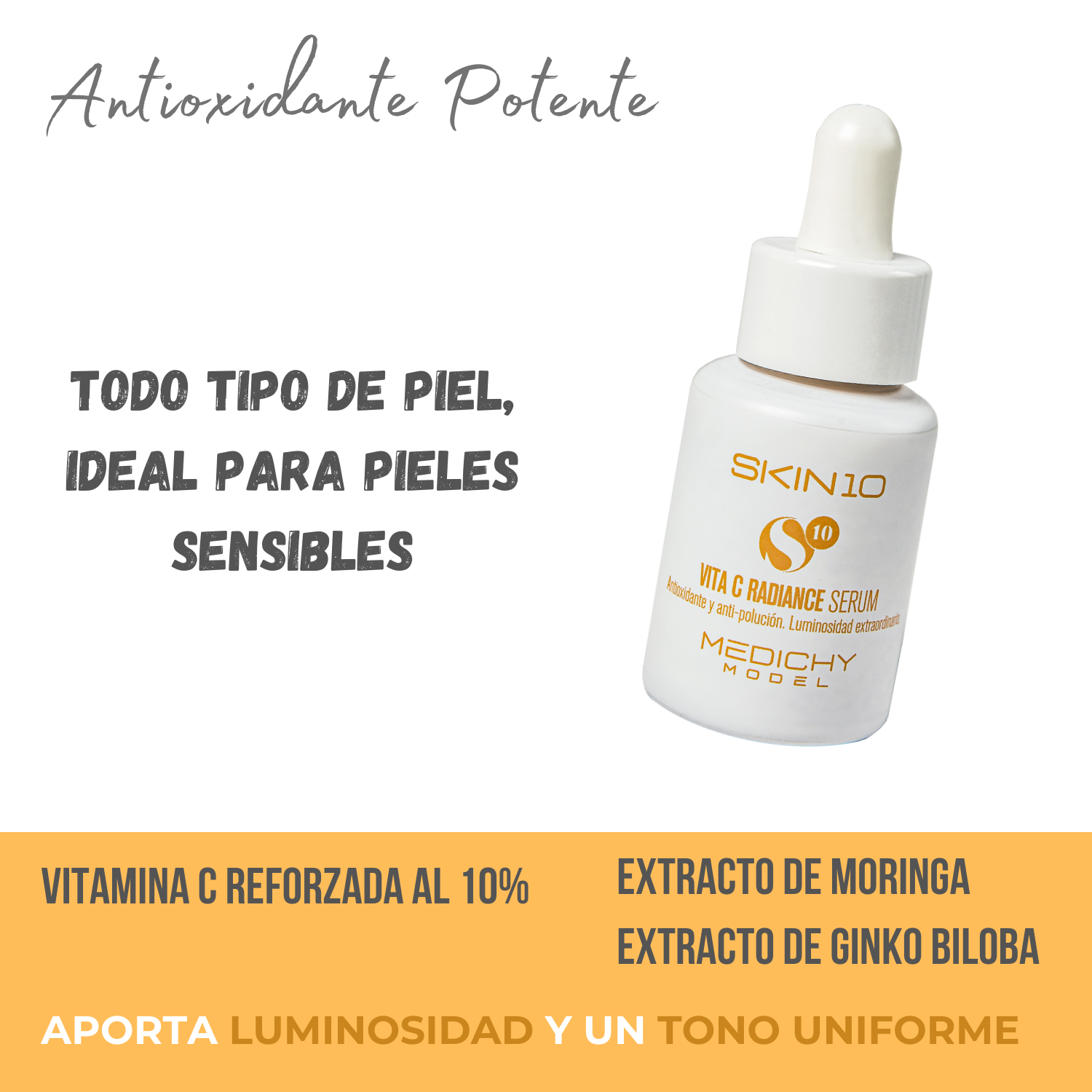 SERUM SKIN 10 VITAMINA C RADIANCE SKIN10 30 ML - 2