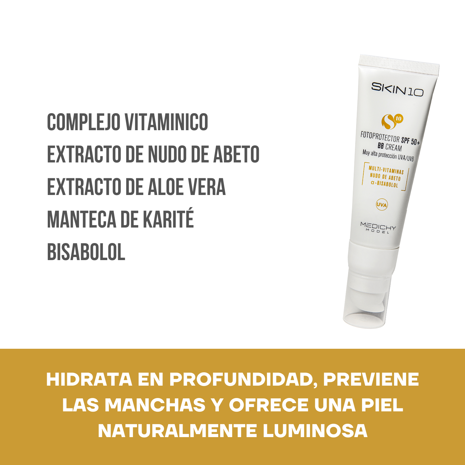 FOTOPROTECTOR SKIN 10 BB CREAM SKIN10 SPF 50+ 50 ML - 2