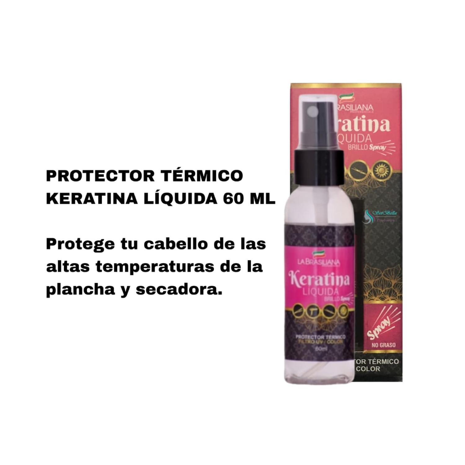 PACK ACEITE NUTRITIVO ARGAN 60 ML + PROTECTOR TERMICO KERATINA LÍQUIDA 60ML - 3