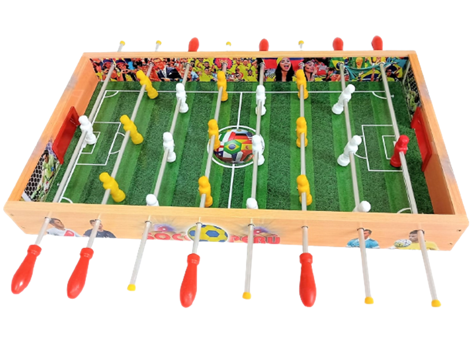 FULBITO DE MESA MANO REVERSIBLE DE MADERA – 5 JUEGOS EN 1 - 1
