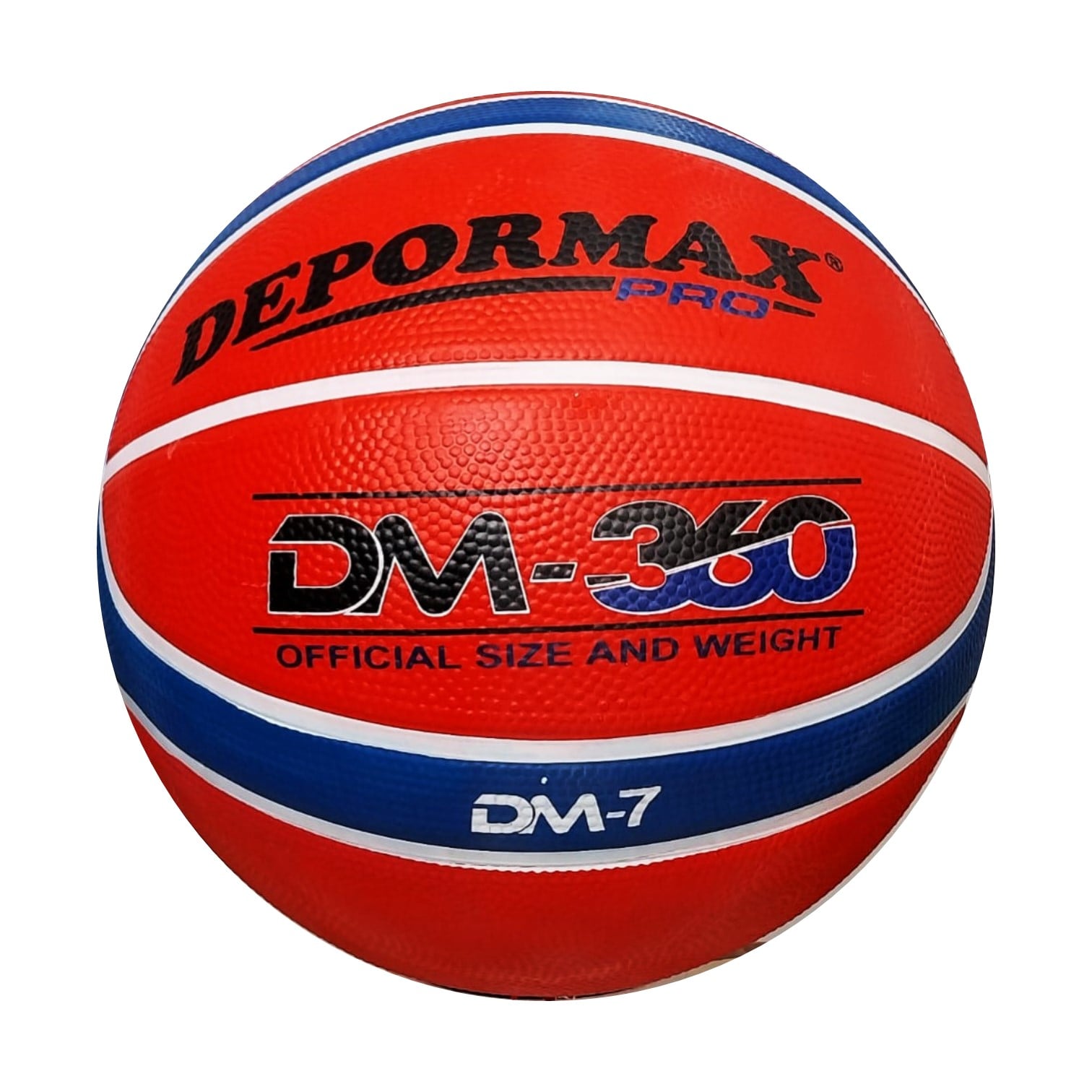PELOTA BÁSQUET DM-360 #7 GOMA CELULAR DM- 360 DEPORMAX - 1