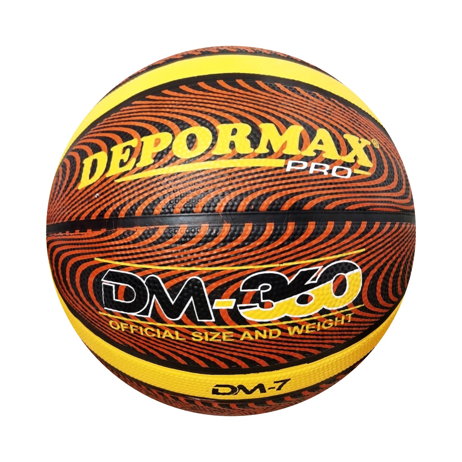 PELOTA BÁSQUET DM-360 #7 GOMA CELULAR DM- 360 DEPORMAX - 1