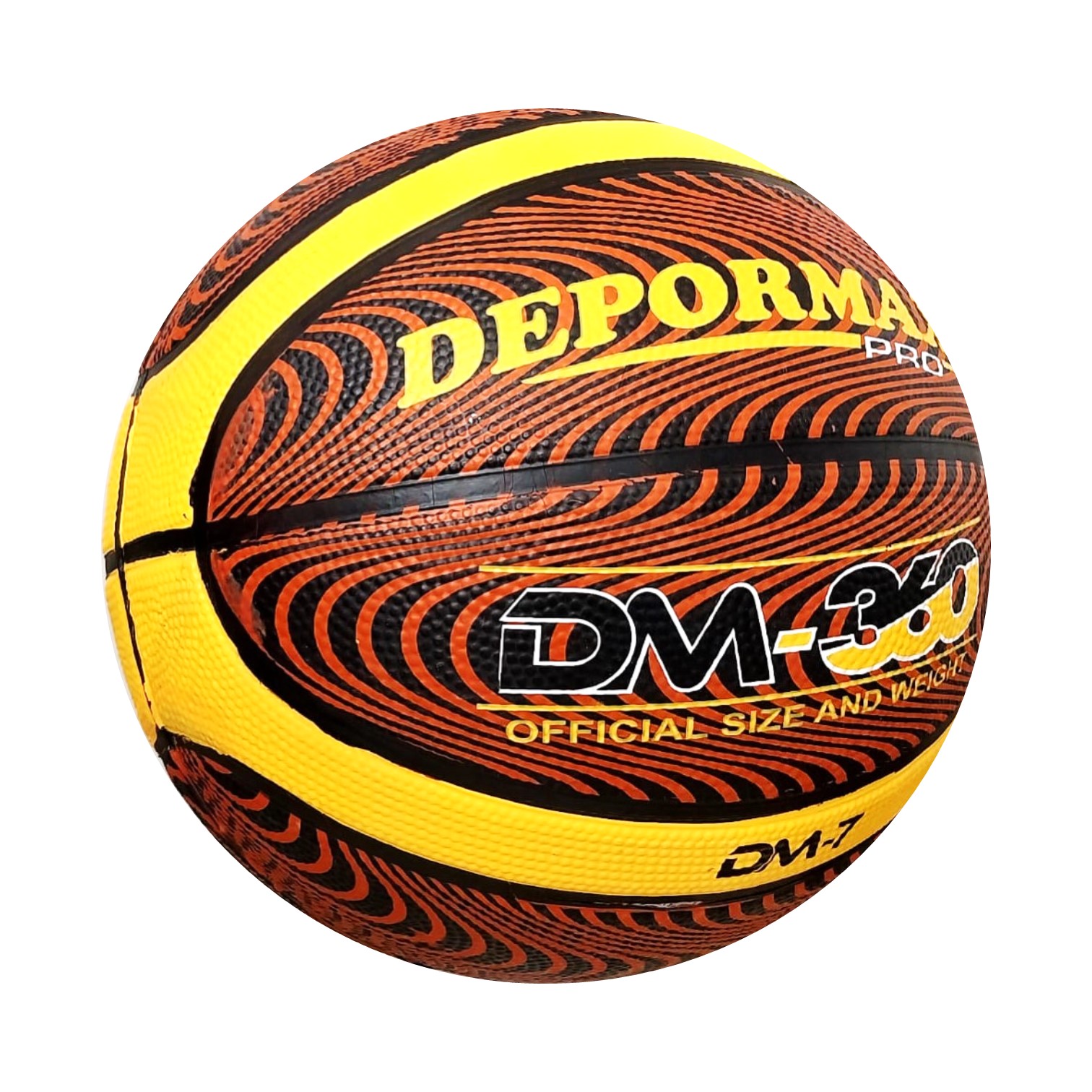 PELOTA BÁSQUET DM-360 #7 GOMA CELULAR DM- 360 DEPORMAX - 2