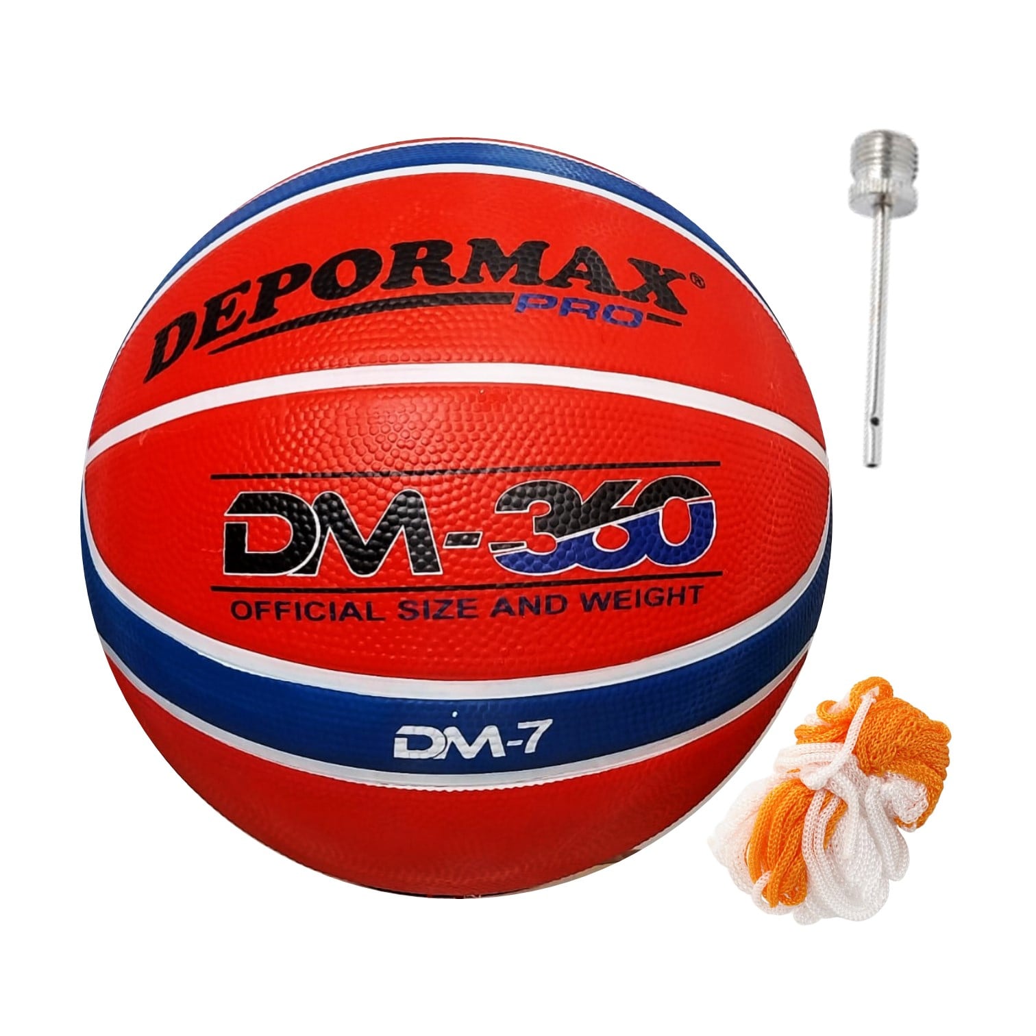 PELOTA BÁSQUET DM-360 #7 GOMA CELULAR DM- 360 DEPORMAX - 3