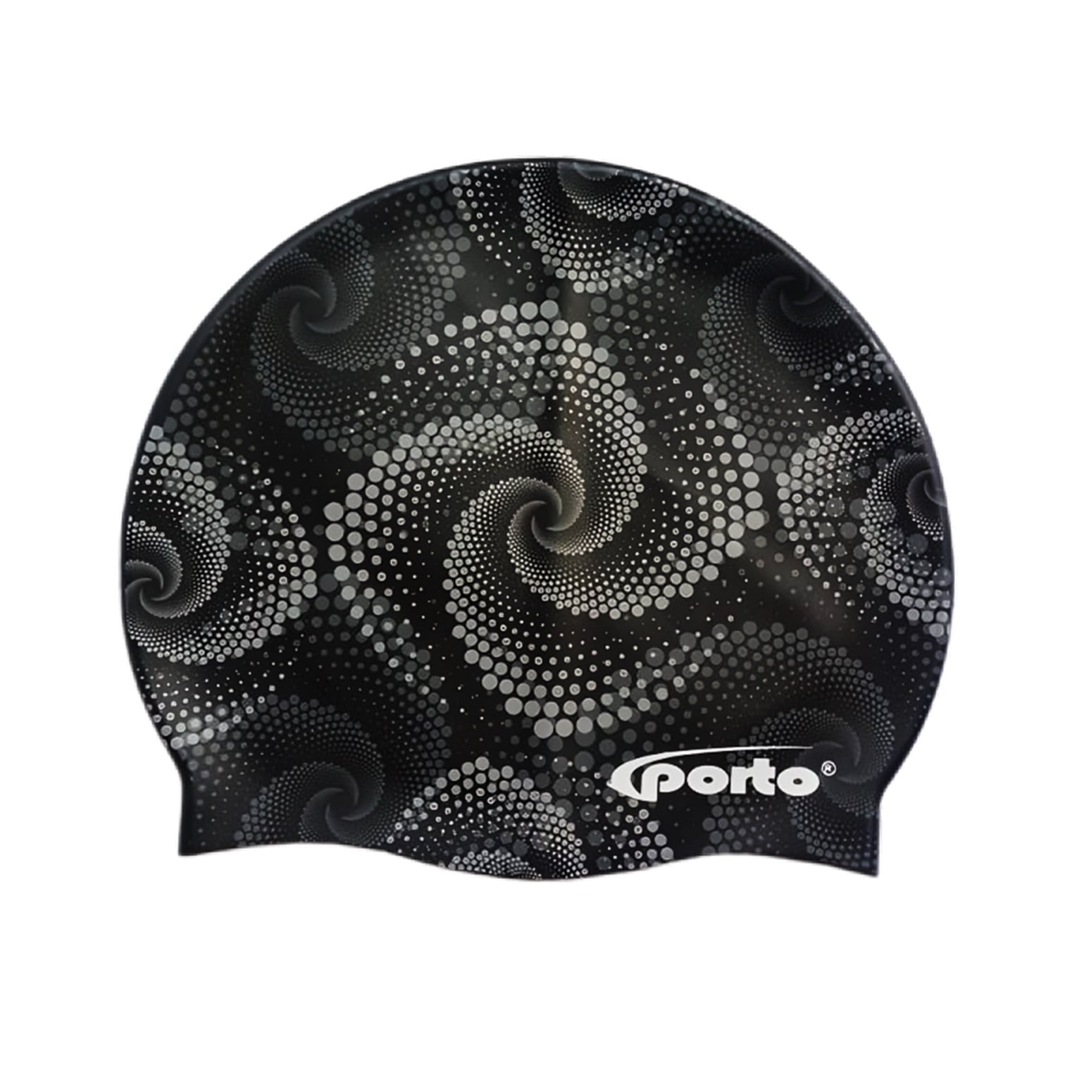 GORRO NATACIÓN PORTO POR-1110 DISEÑO ESPIRAL ESTÁNDAR - 1