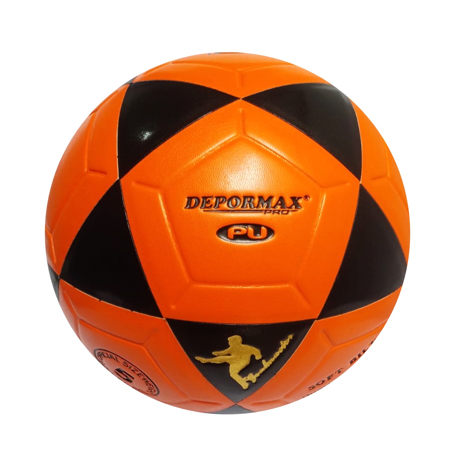 PELOTA PARA FÚTBOL TALLA #5 CUERO PU VULCANIZADO DEPORMAX - 1