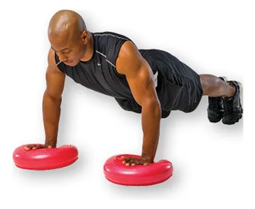 DISCO DE EQUILIBRIO CON INFLADOR PILATES YOGA FITNESS-VERDE - 5