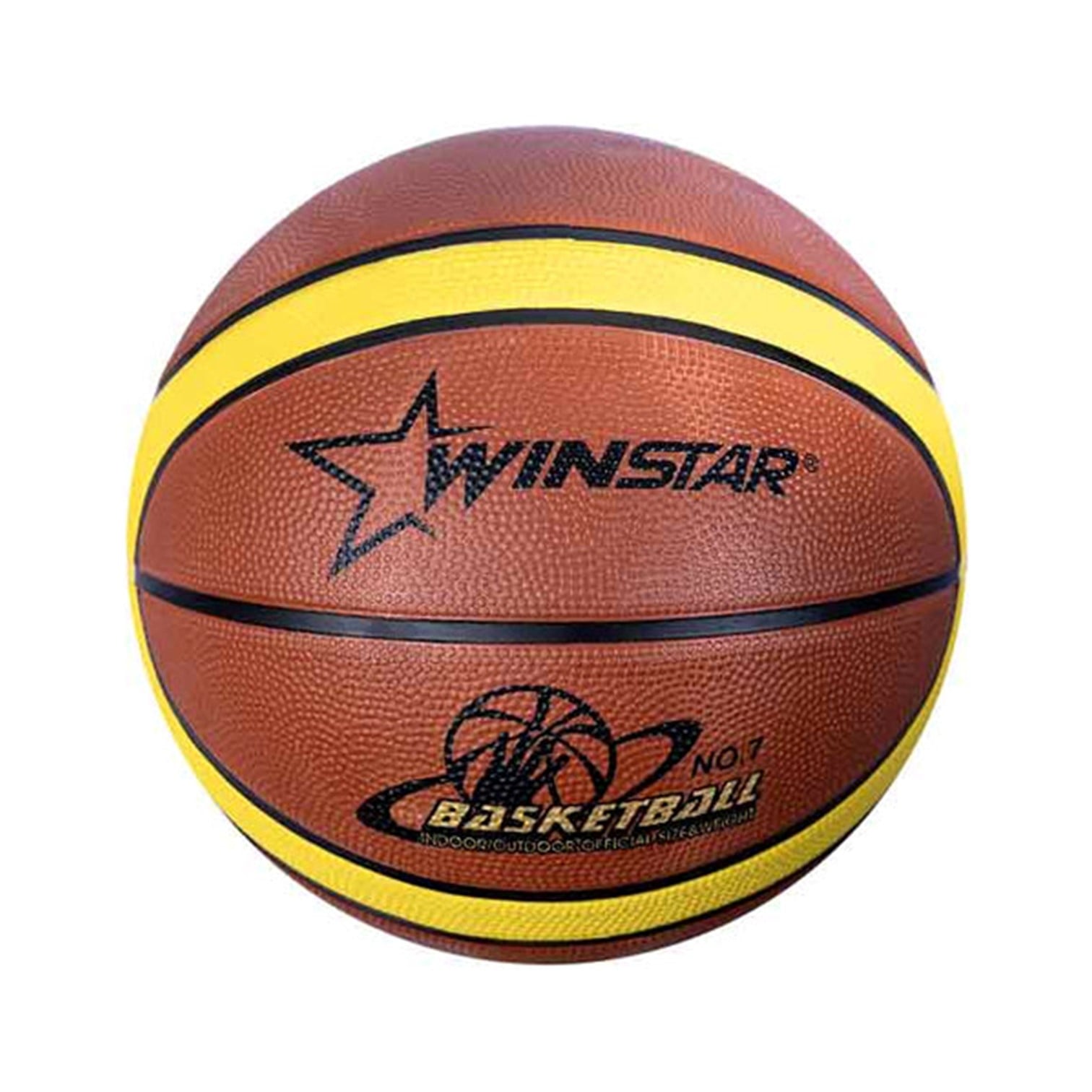 PELOTA PARA BÁSQUET TALLA #5 GOMA CELULAR WINSTAR - 1