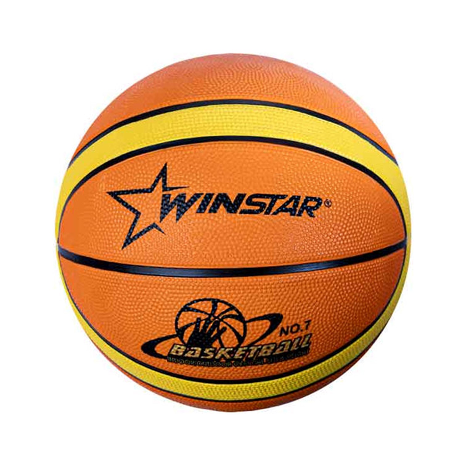 PELOTA PARA BÁSQUET TALLA #5 GOMA CELULAR WINSTAR - 1