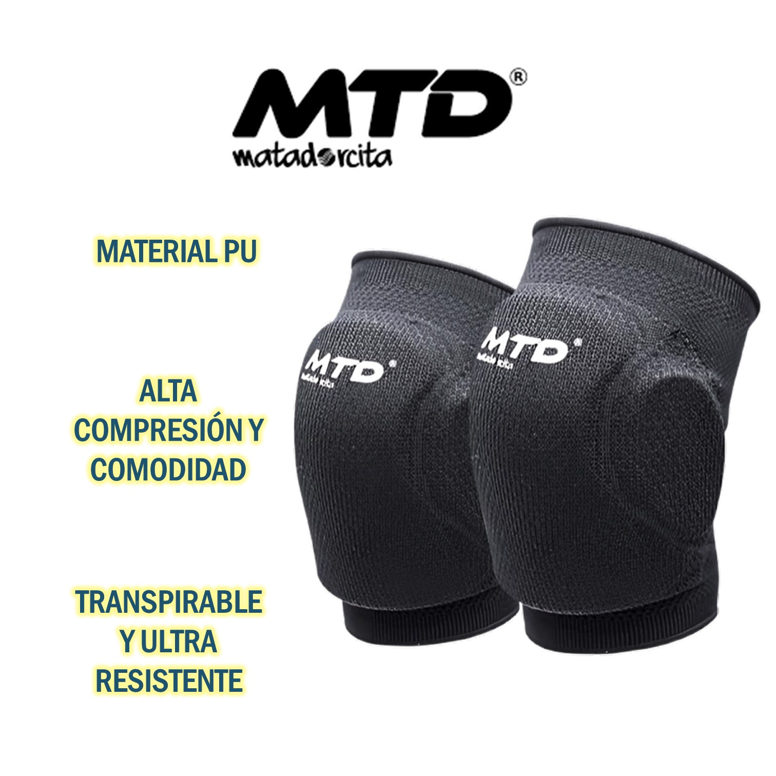 RODILLERAS PARA VOLEY PROFESIONAL PU MTD ADULTO - 5