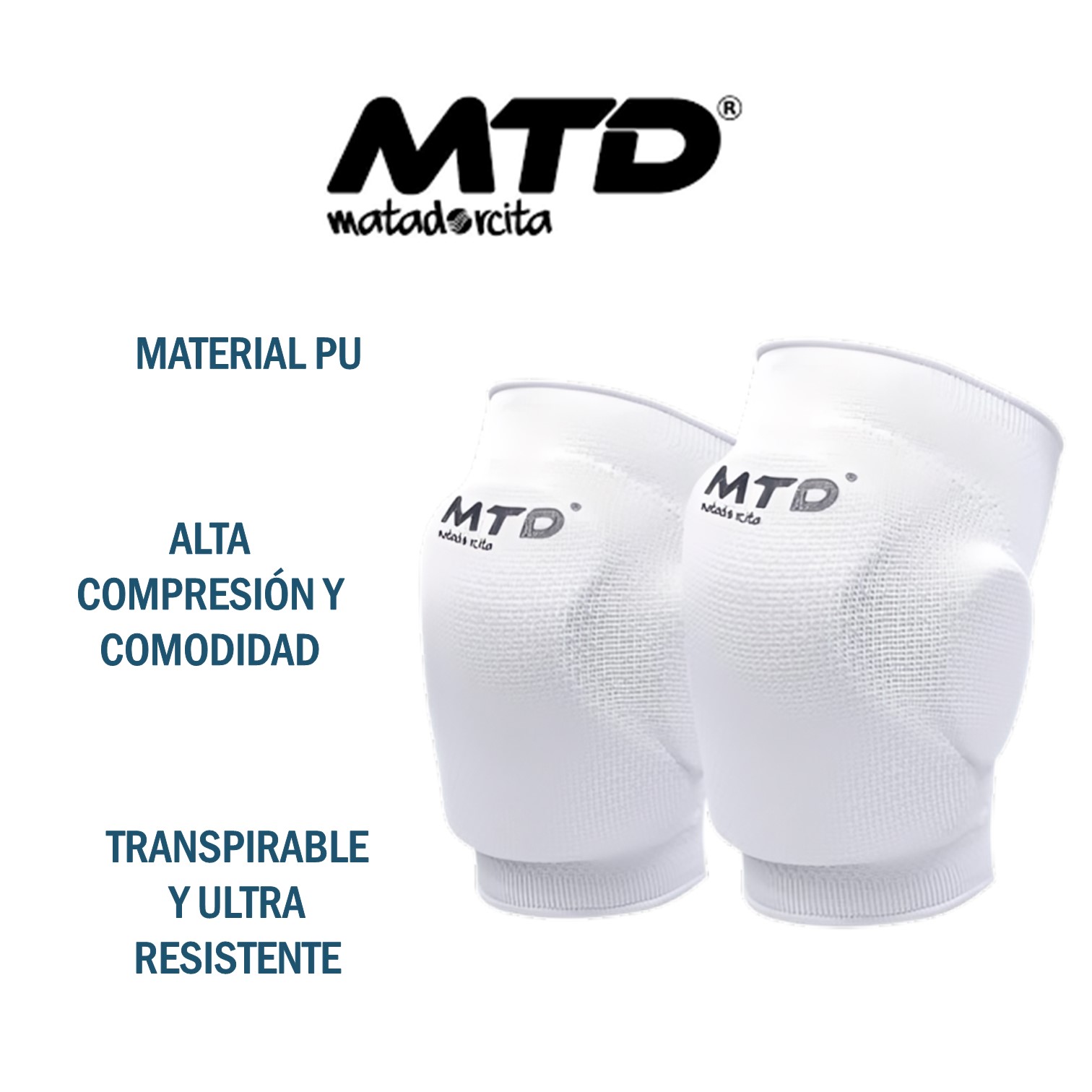 RODILLERAS PARA VOLEY PROFESIONAL PU MTD ADULTO - 5