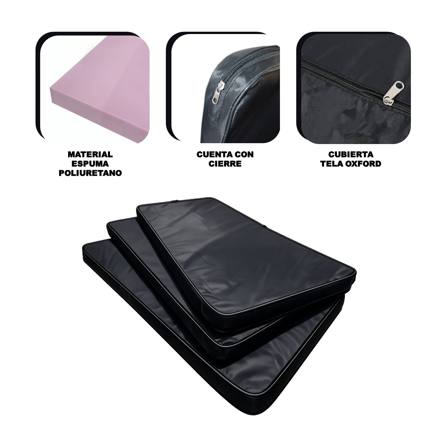 COLCHONETA PARA FITNESS GIMNASIA DE LONA OXFORD 1M - 3