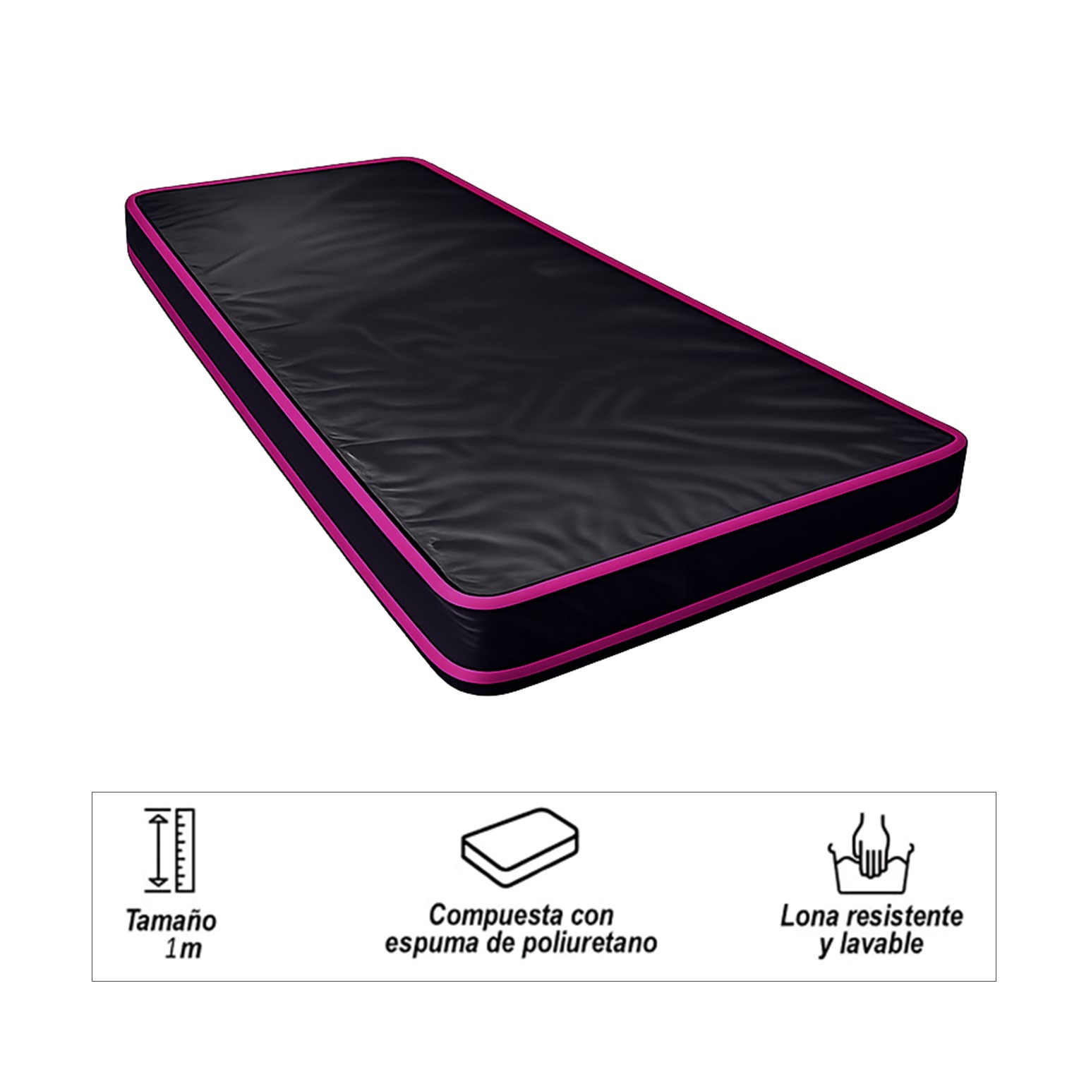 COLCHONETA PARA FITNESS GIMNASIA DE LONA OXFORD 1M - 4