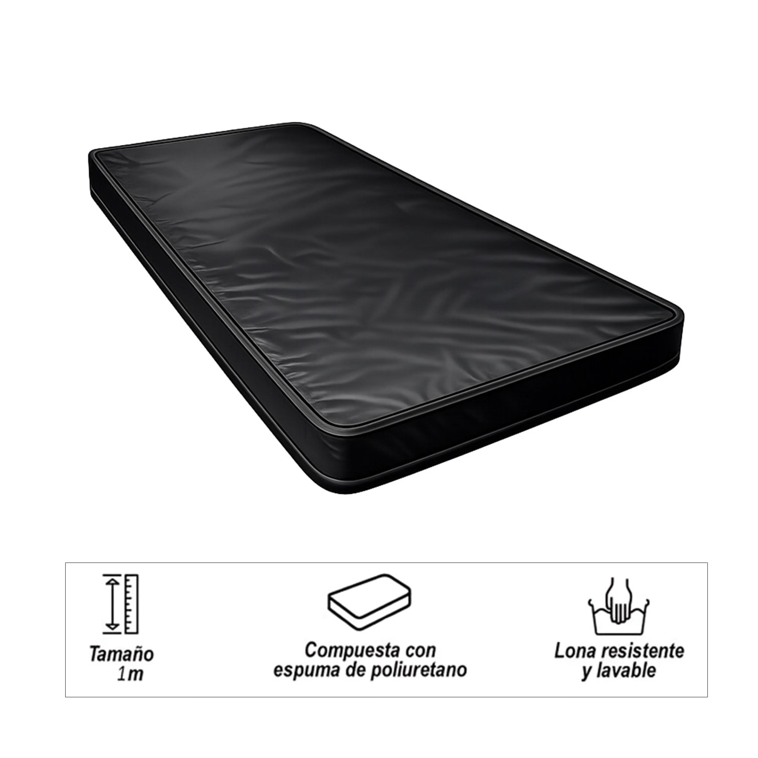 COLCHONETA PARA FITNESS GIMNASIA DE LONA OXFORD 1M - 4