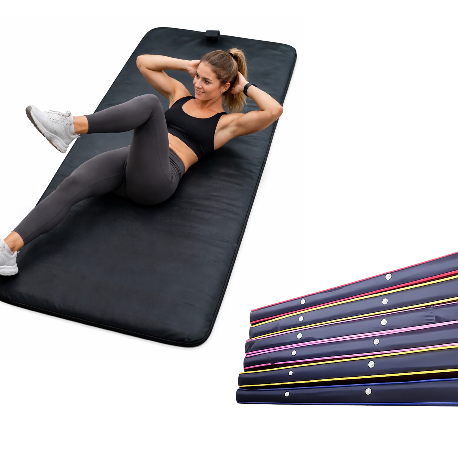 COLCHONETA PARA FITNESS GIMNASIA DE LONA OXFORD 1M - 5