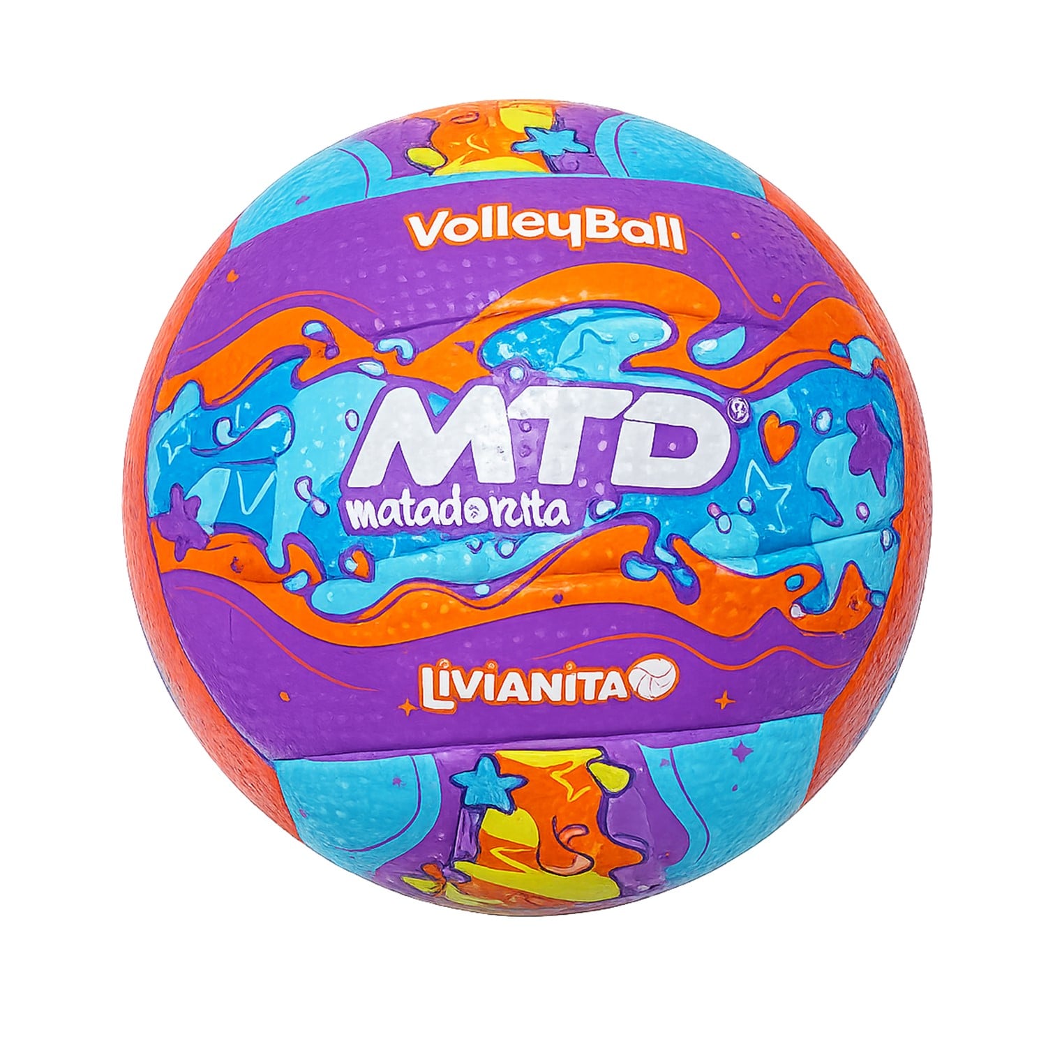 PELOTA PARA VÓLEY TALLA #5 GOMA FOAM EXTRA SUAVE LIVIANITA MTD - 1
