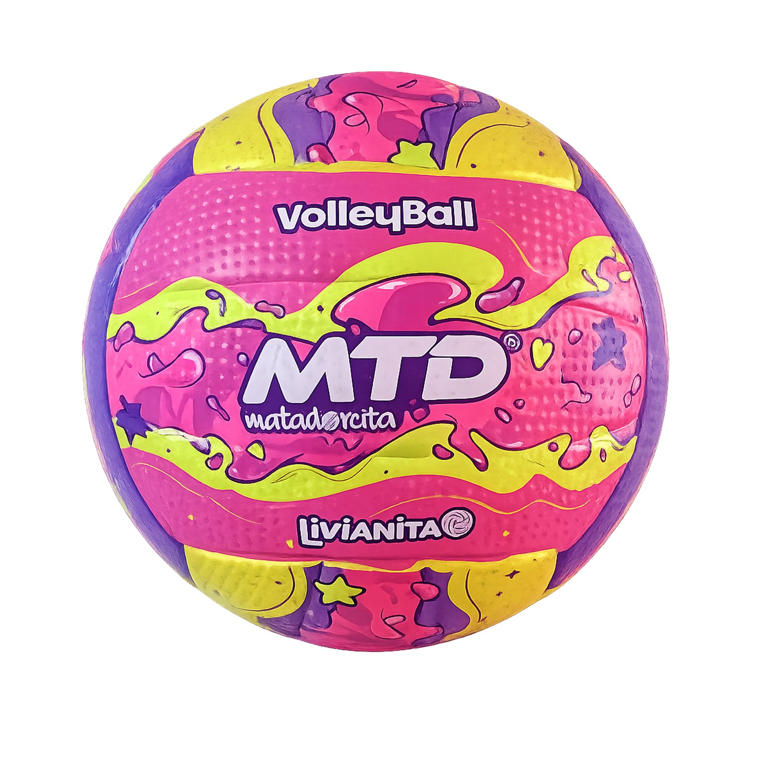PELOTA PARA VÓLEY TALLA #5 GOMA FOAM EXTRA SUAVE LIVIANITA MTD - 1
