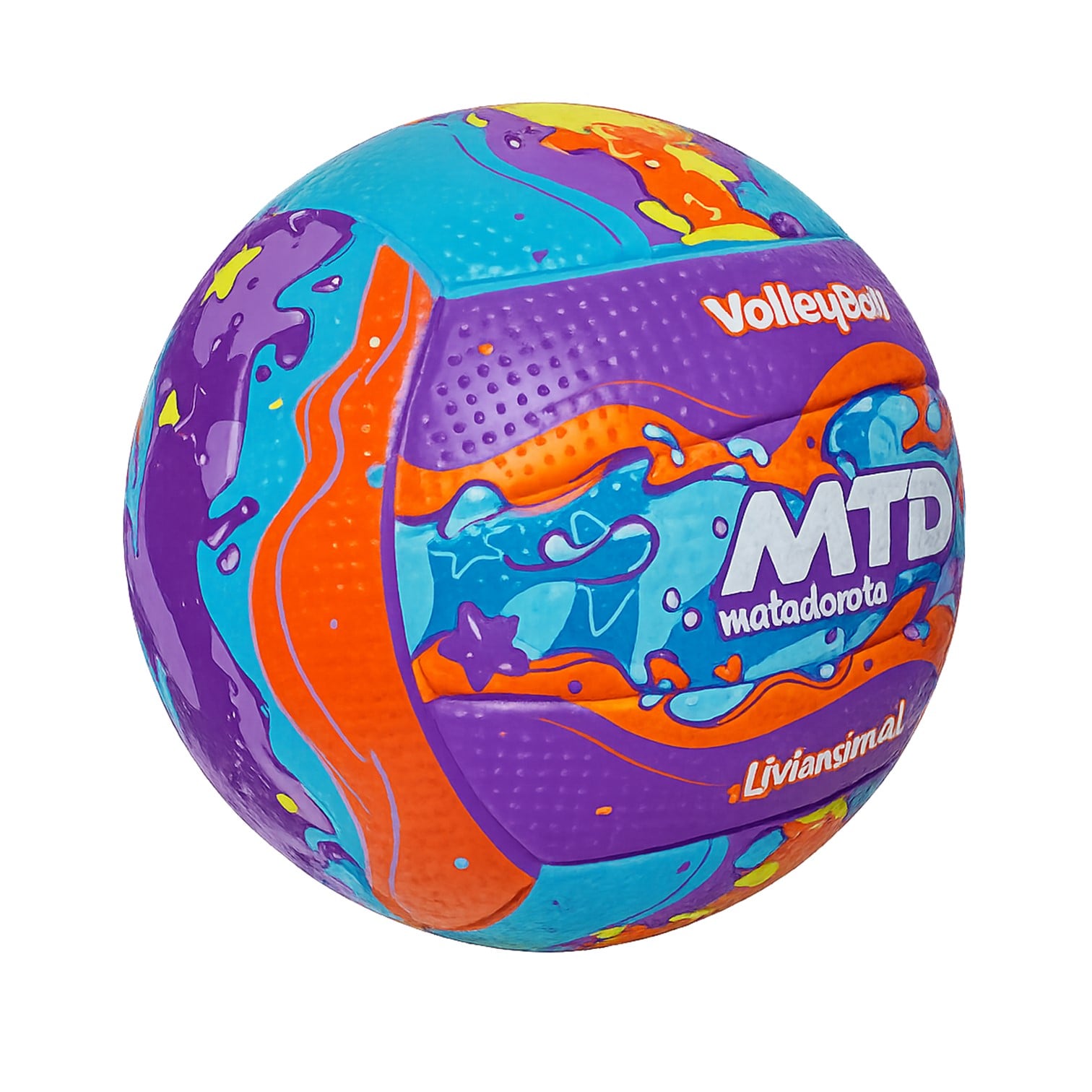 PELOTA PARA VÓLEY TALLA #5 GOMA FOAM EXTRA SUAVE LIVIANITA MTD - 2