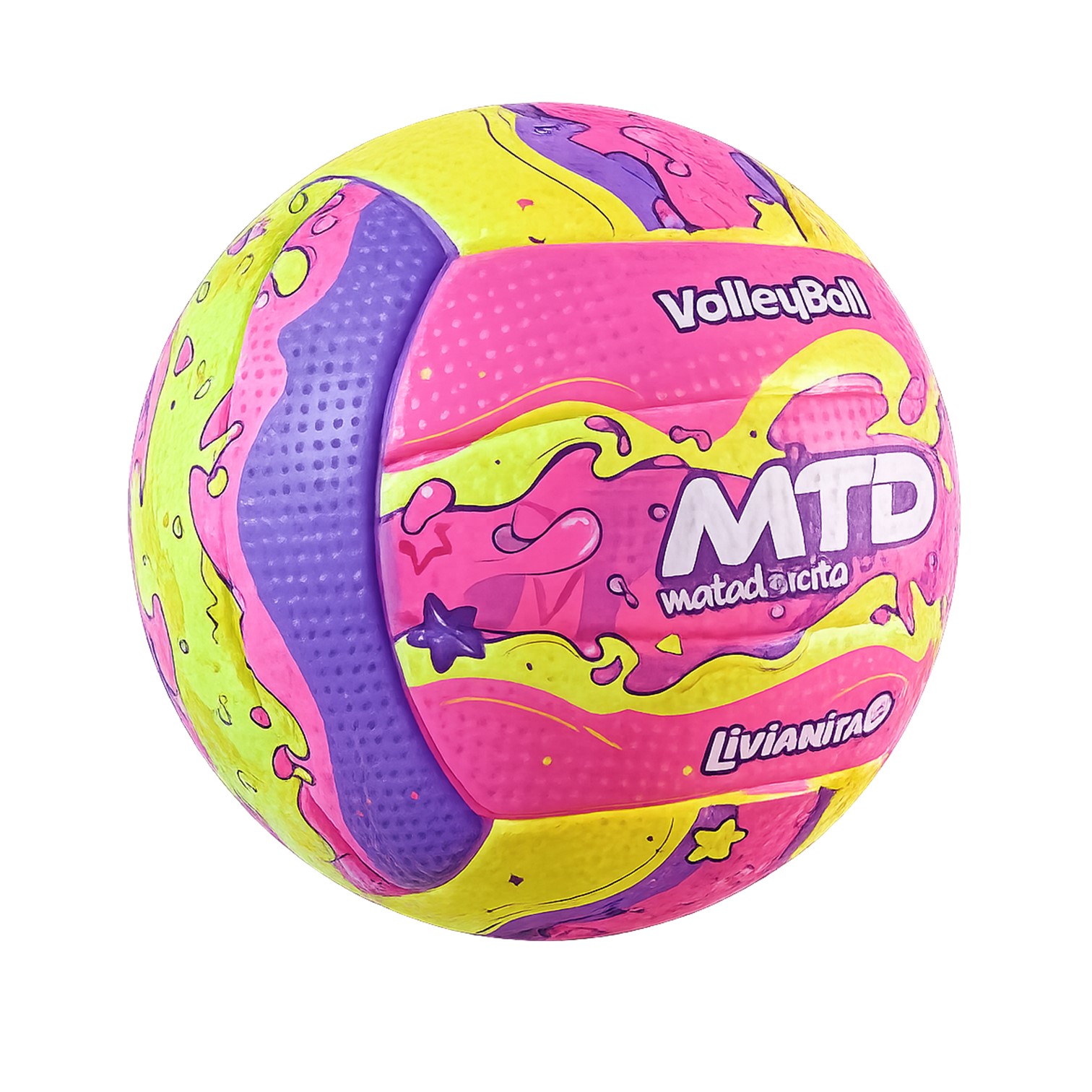 PELOTA PARA VÓLEY TALLA #5 GOMA FOAM EXTRA SUAVE LIVIANITA MTD - 2