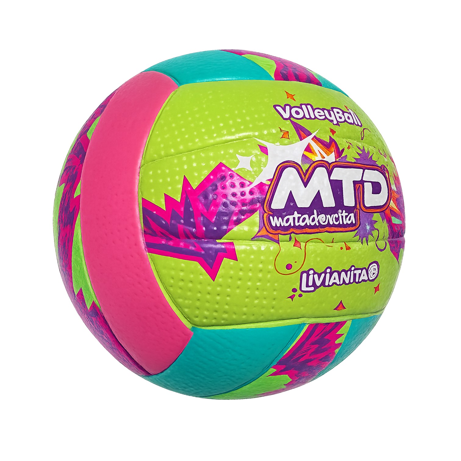 PELOTA PARA VÓLEY #5 GOMA FOAM EXTRA SUAVE LIVIANITA MTD - 2
