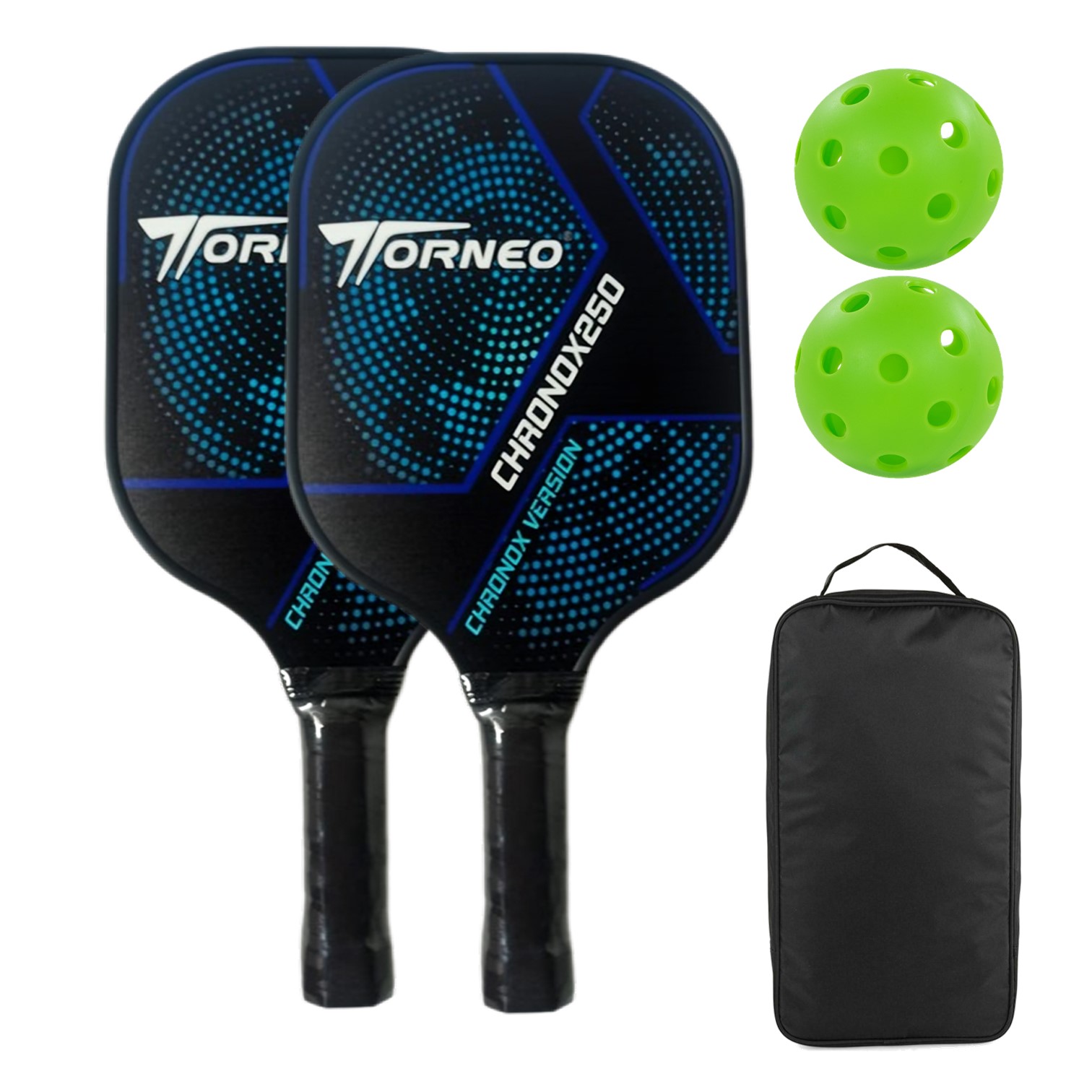RAQUETAS PICKLEBALL FIBRA DE VIDRIO CHRONOX250 TORNEO - 4