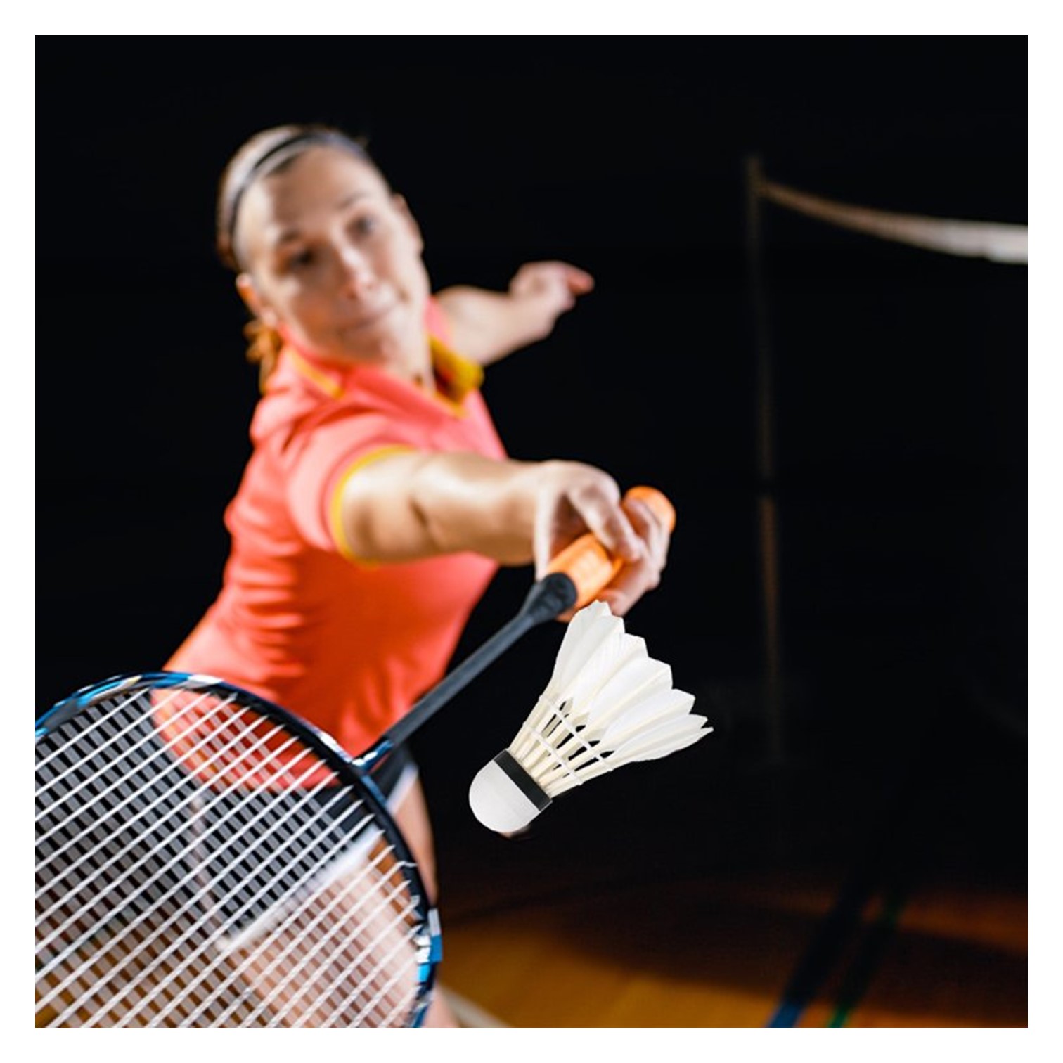 PLUMILLAS DE GANSO PARA BÁDMINTON TORNEO - TUBO (12 UNIDADES) - 6