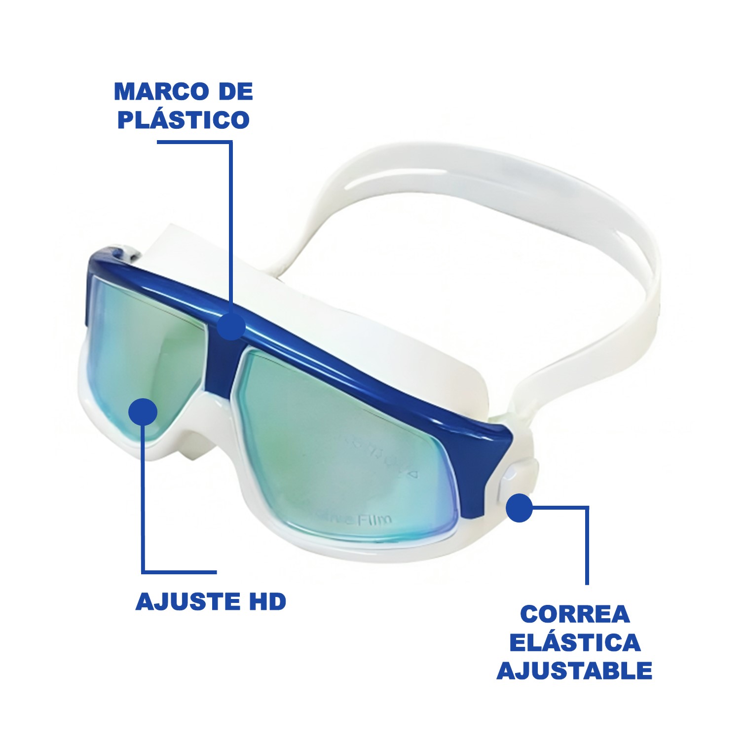 LENTES PARA NATACIÓN CROSSWAY PORTO ADULTO – NADAR EN AGUAS ABIERTAS - 3