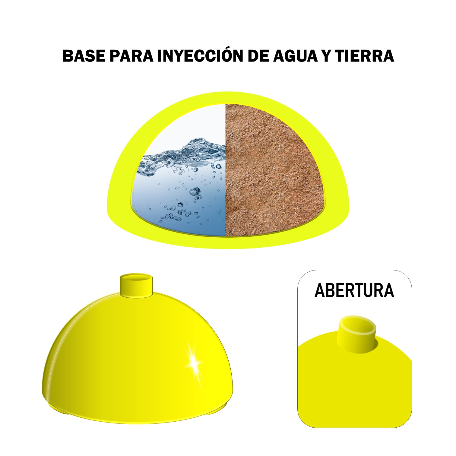 BASE SOPORTE MÁS VARILLA DE PVC PARA ENTRENAMIENTO DEPORTIVO - PACK DE 6 UNIDADES - 4