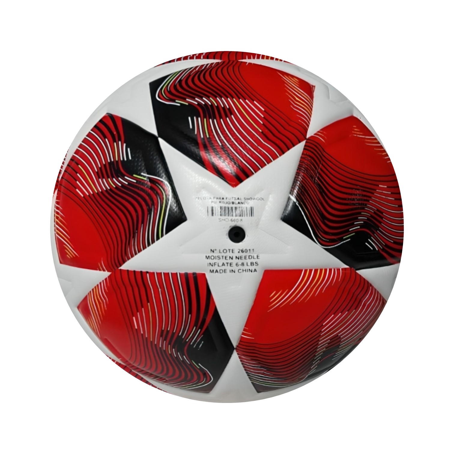 PELOTA PARA FUTSAL TALLA #3.5 PU TERMOSELLADO SHOWGOL - 4