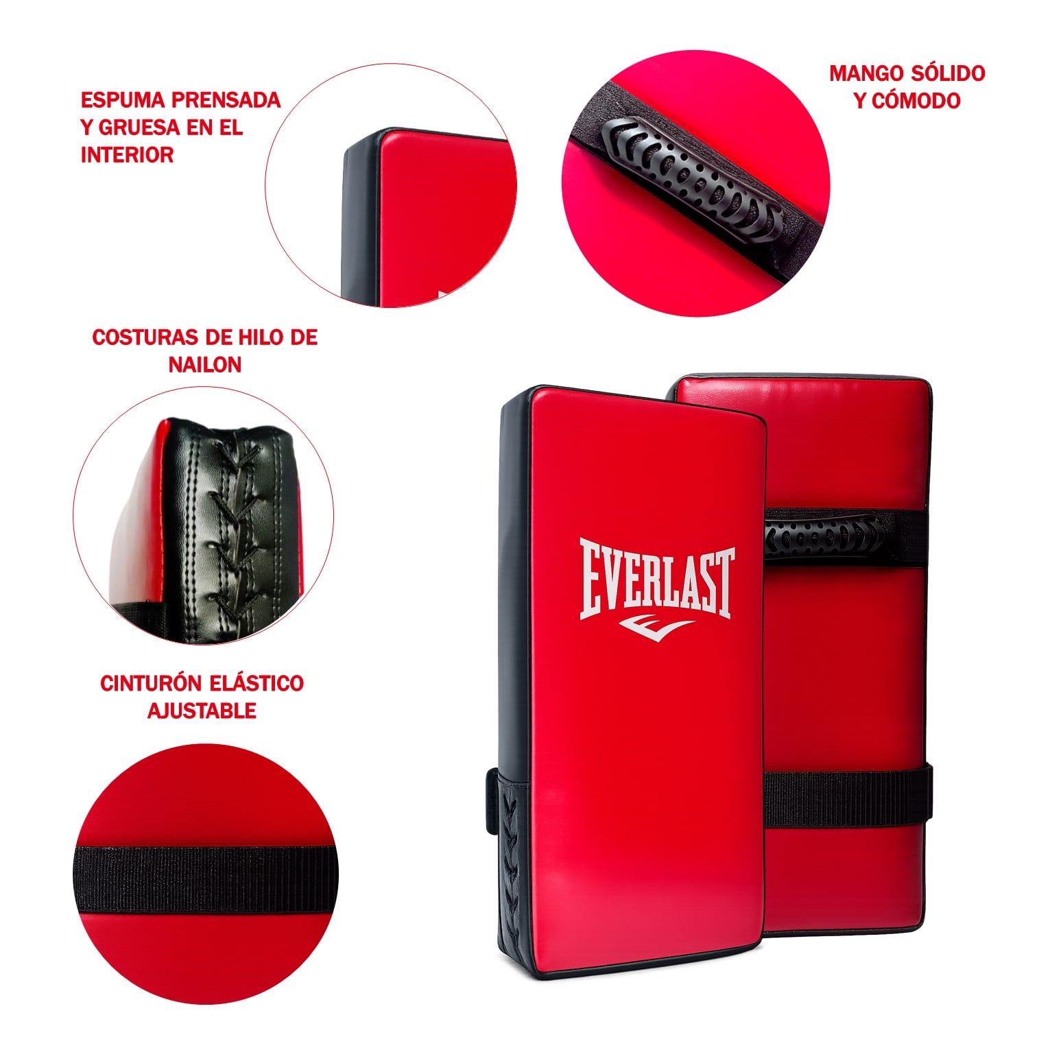 ESCUDO ARTES MARCIALES BOXEO 25CM X 50CM| MUAY THAI KARATE KICKBOXING TAEKWONDO - 2