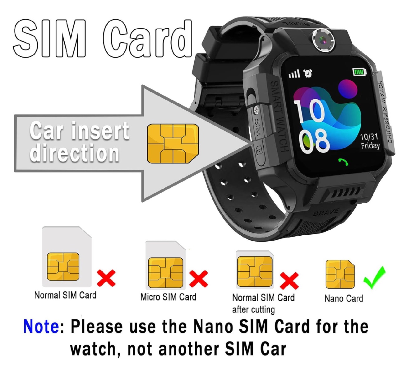 SMARTWATCH Q19 CHIP LLAMADAS RASTREO CÁMARA NEGRO - 2