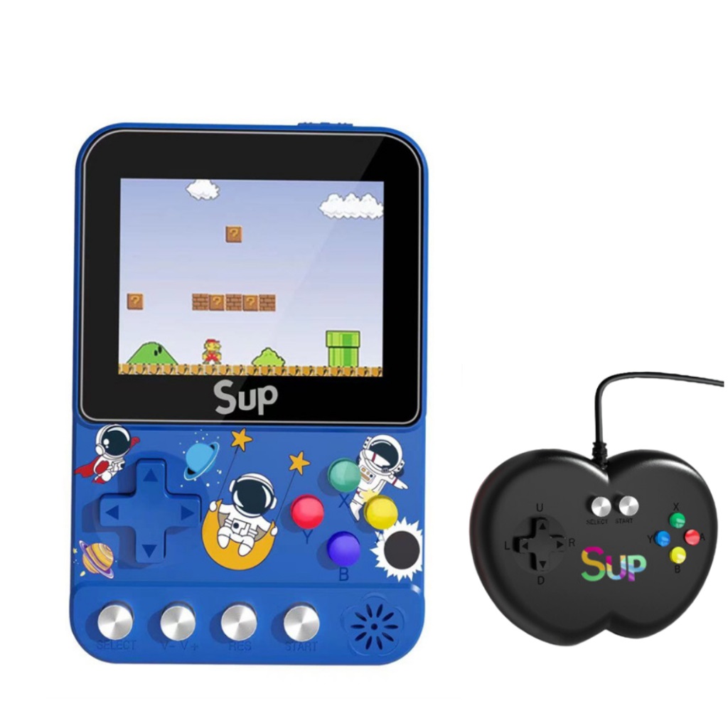 MINI CONSOLA RETRO PORTÁTIL 500 JUEGOS + MANDO - 1