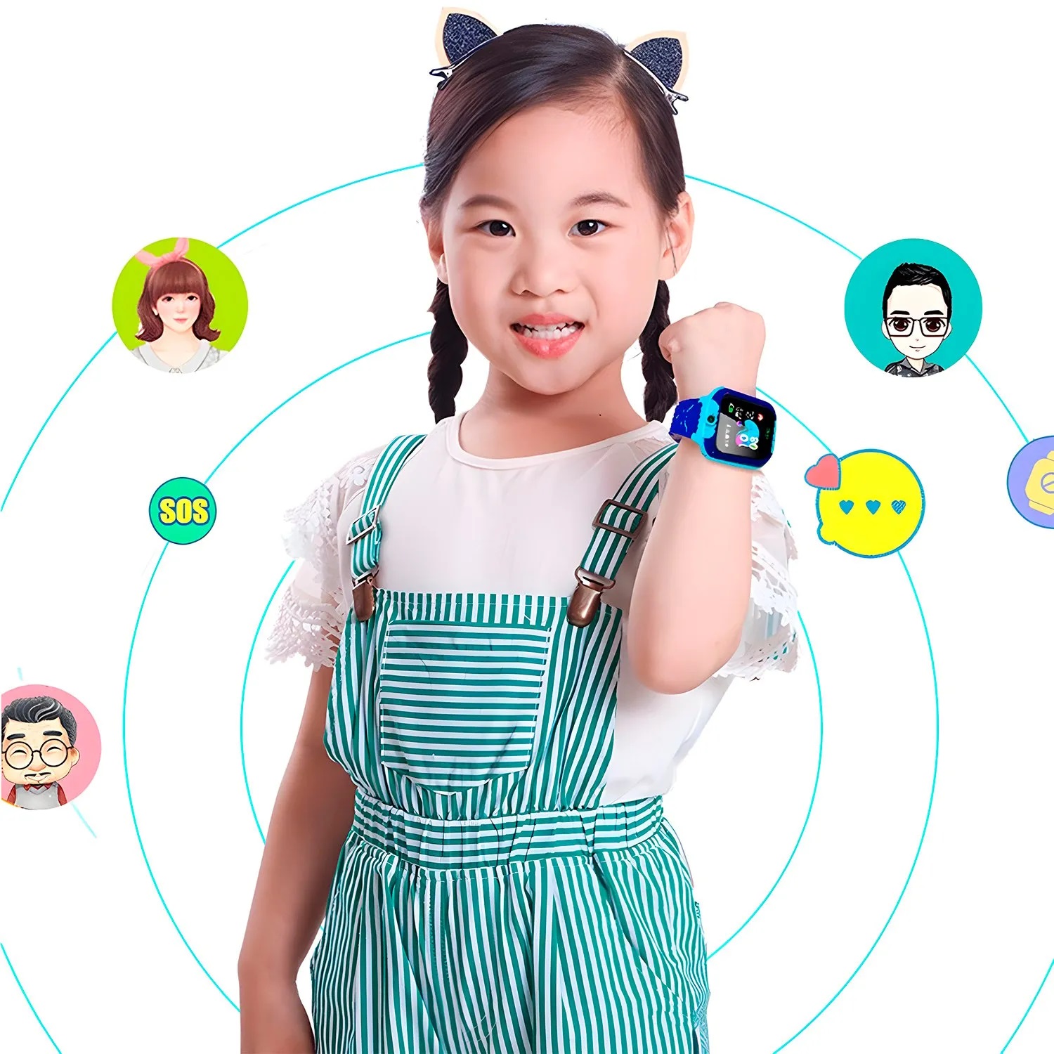 SMARTWATCH Q12 PARA NIÑOS CAMARA GPS LLAMADAS - 5