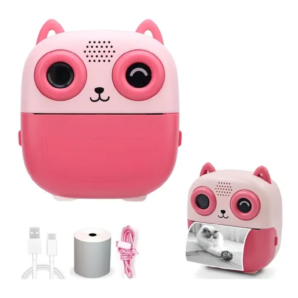 CAMARA DIGITAL CON IMPRESIÓN TERMICA INSTANTANEA SELFIE JUEGOS - 4