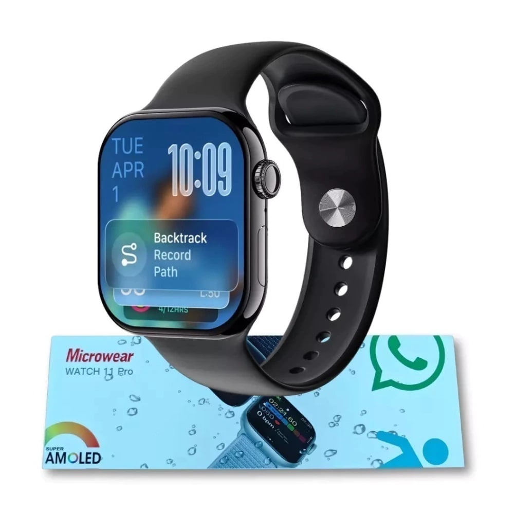 SMARTWATCH MICROWEAR WATCH 11 PRO  AMOLED IP68  1GB - 1