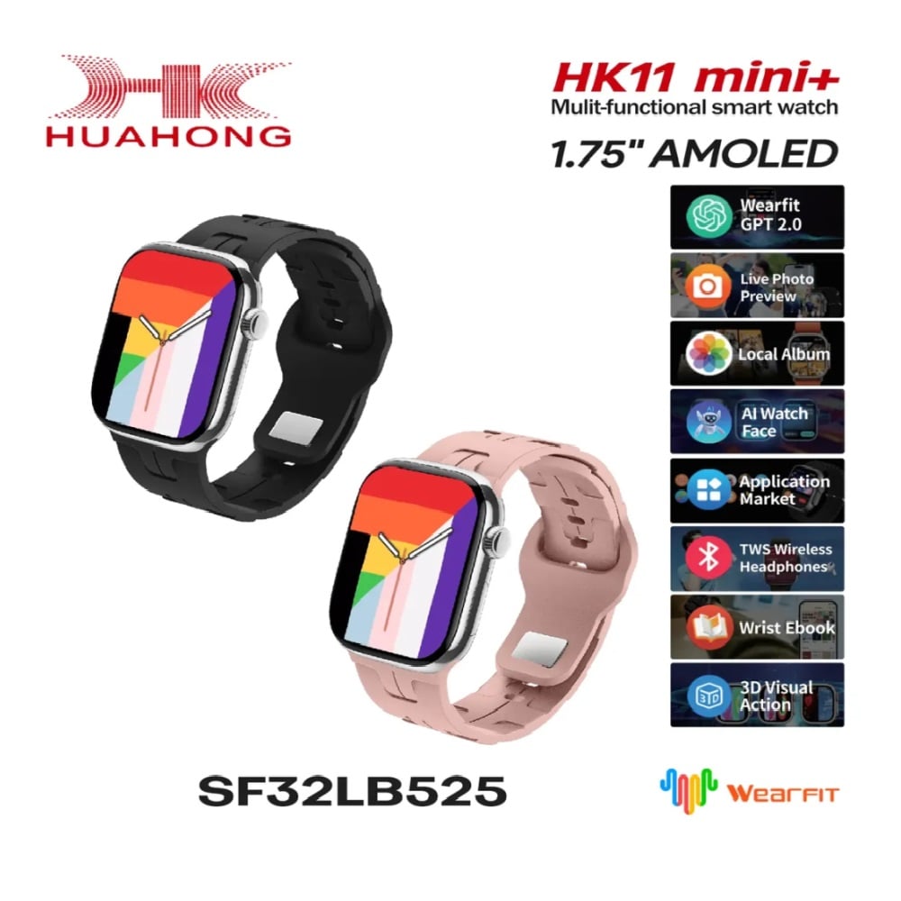 Smartwatch HK11 Mini Plus AMOLED 2GB Llamadas Bluetooth IP67 Android iOS - 5