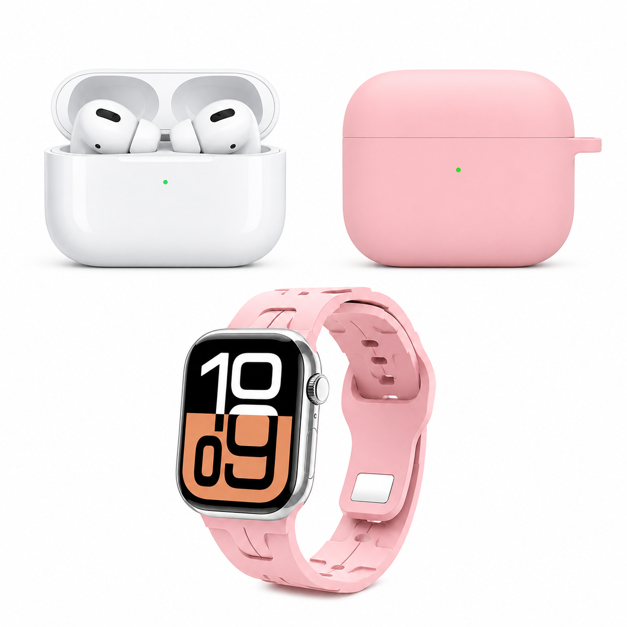 PACK SMARTWATCH HK11 MINI PLUS + AUDÍFONOS BLUETOOTH + FUNDA - 1