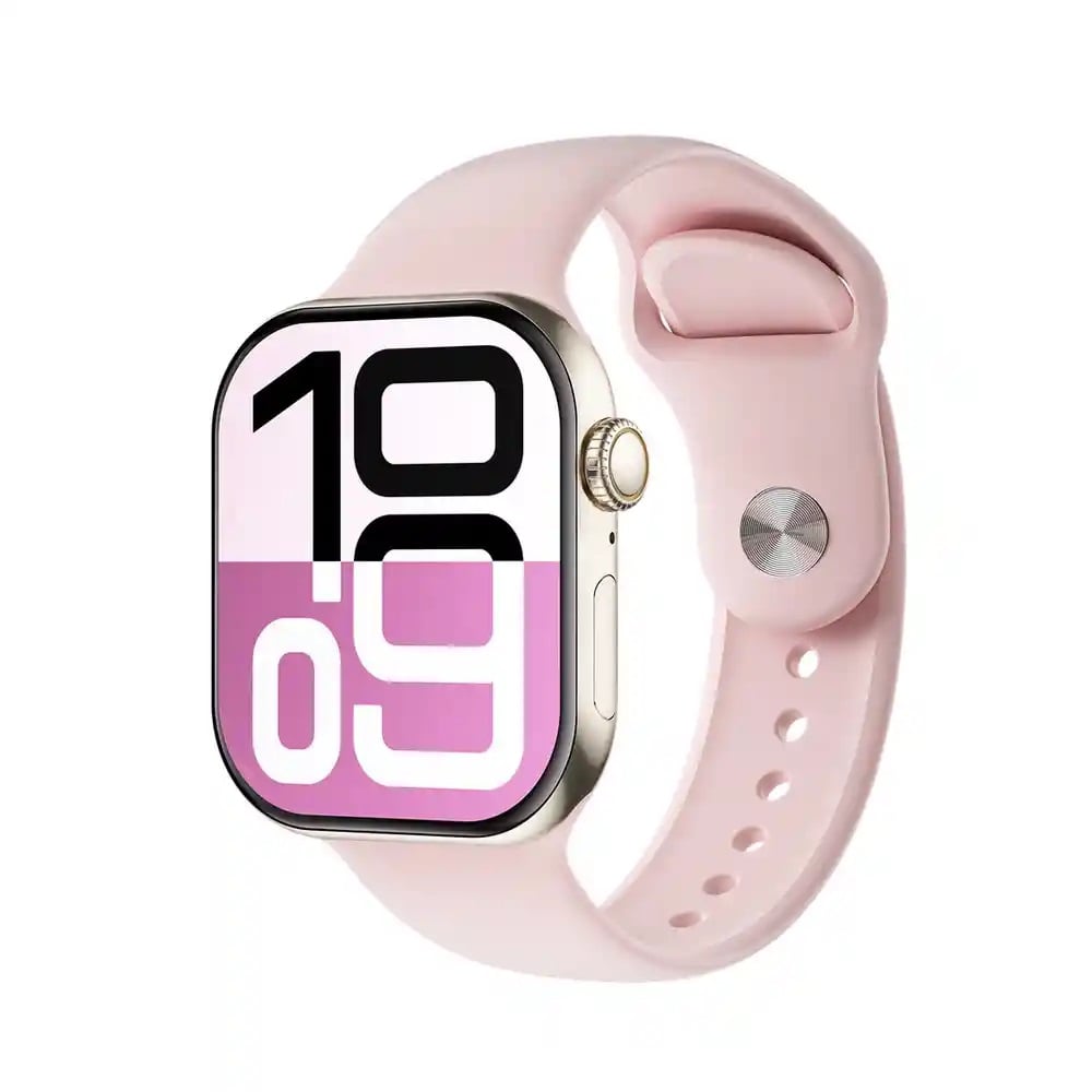 SMARTWATCH MICROWEAR W11 PRO AMOLED 1GB IP68 ROSADO - 3