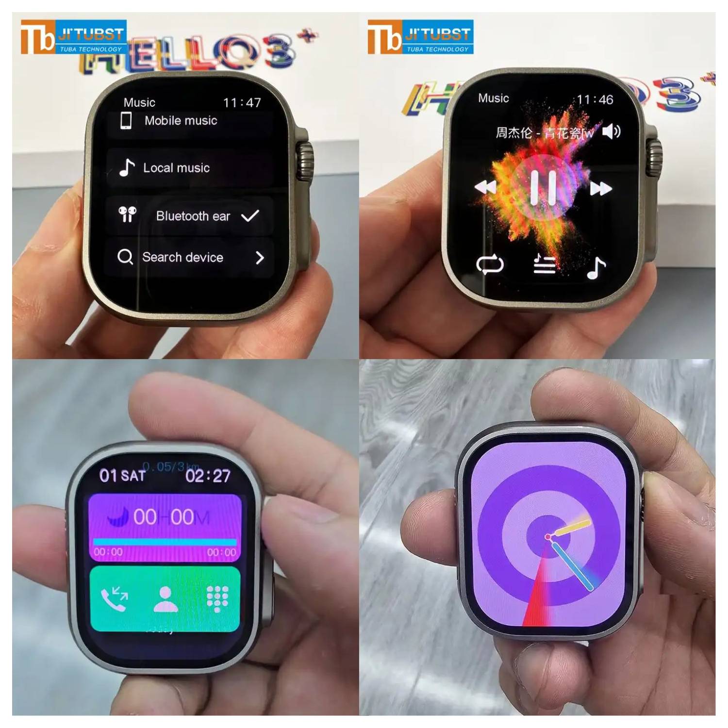 SMARTWATCH HELLO WATCH 3 PLUS AMOLED 4GB - 3