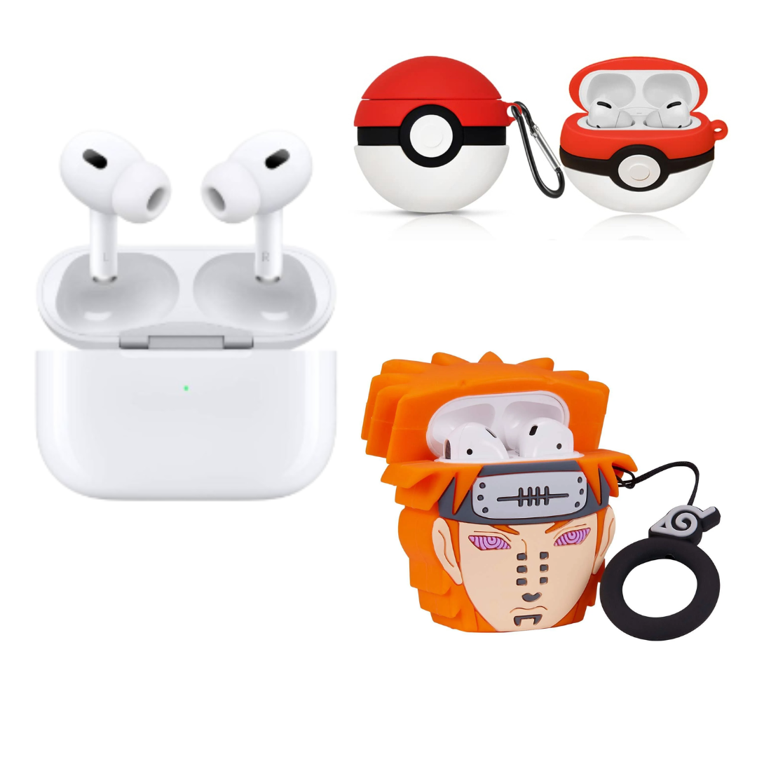 AUDIFONOS AIRPODS PRO 2 GENERICOS + FUNDA DISEÑO - 2