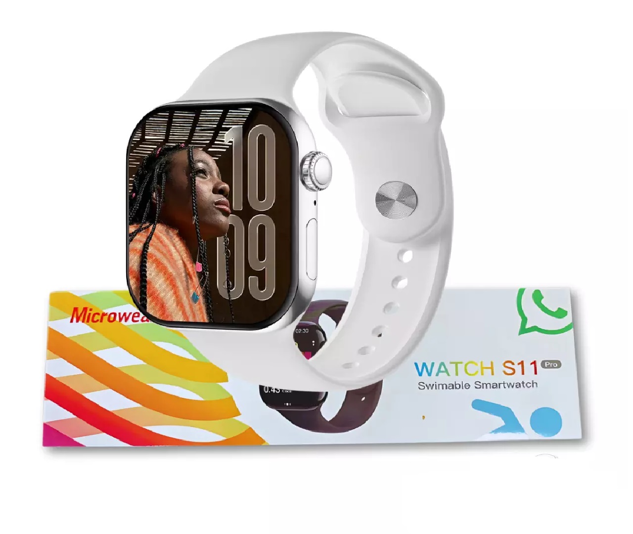 SMARTWATCH MICROWEAR WATCH S11 PRO 1GB AMOLED - 2