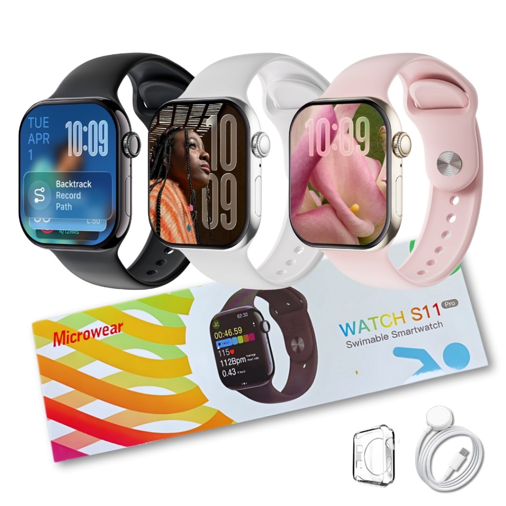 SMARTWATCH MICROWEAR WATCH S11 PRO 1GB AMOLED - 5