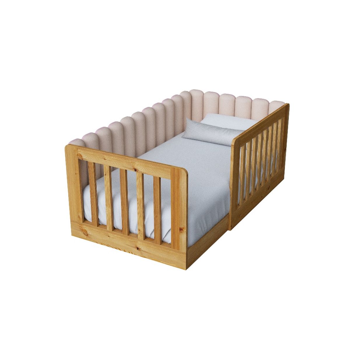 CAMA TAPIZADA KELAR BEIGE KING - 1