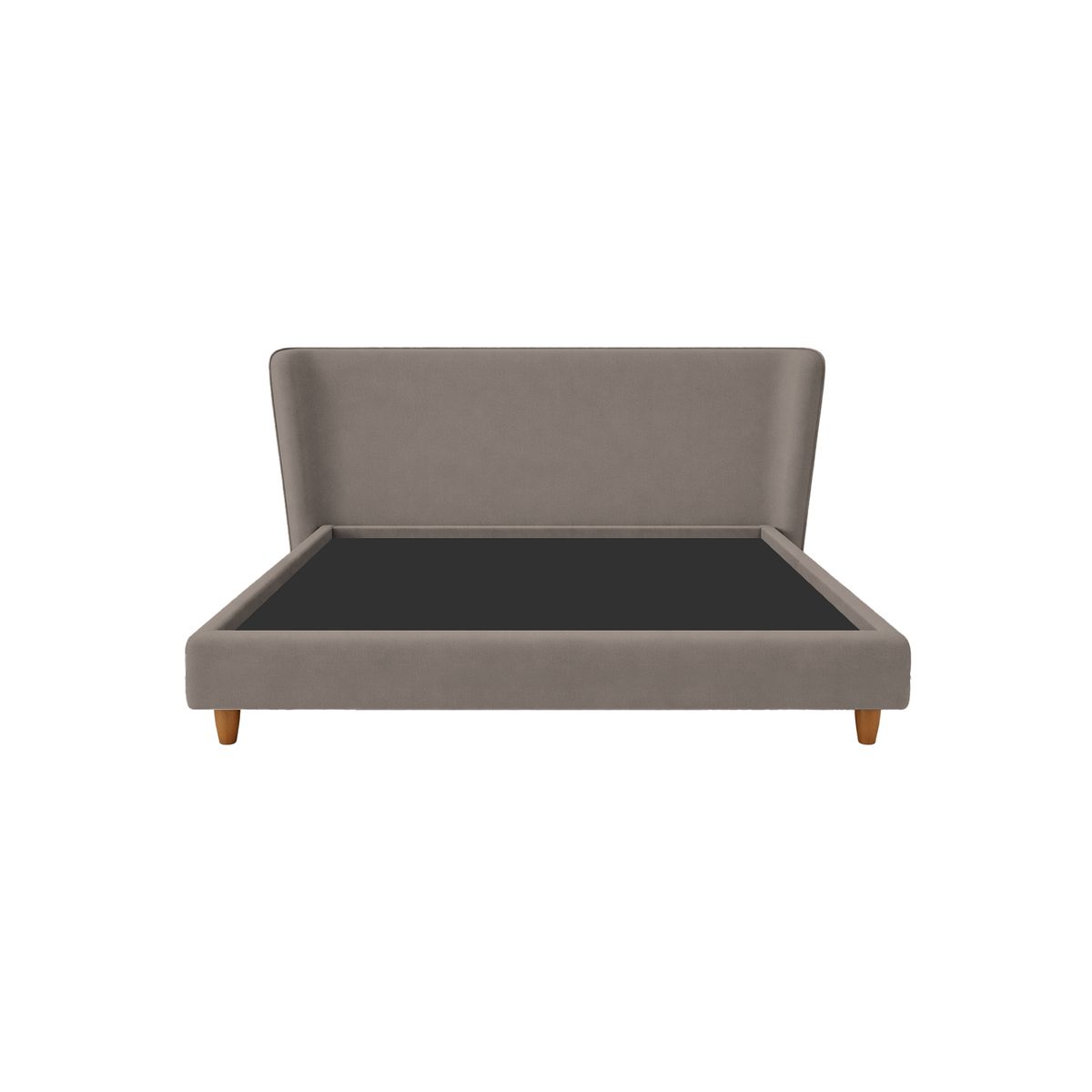 CAMA TAPIZADA EMA - QUEEN 2 PIEZAS - BEIGE OSCURO - 1