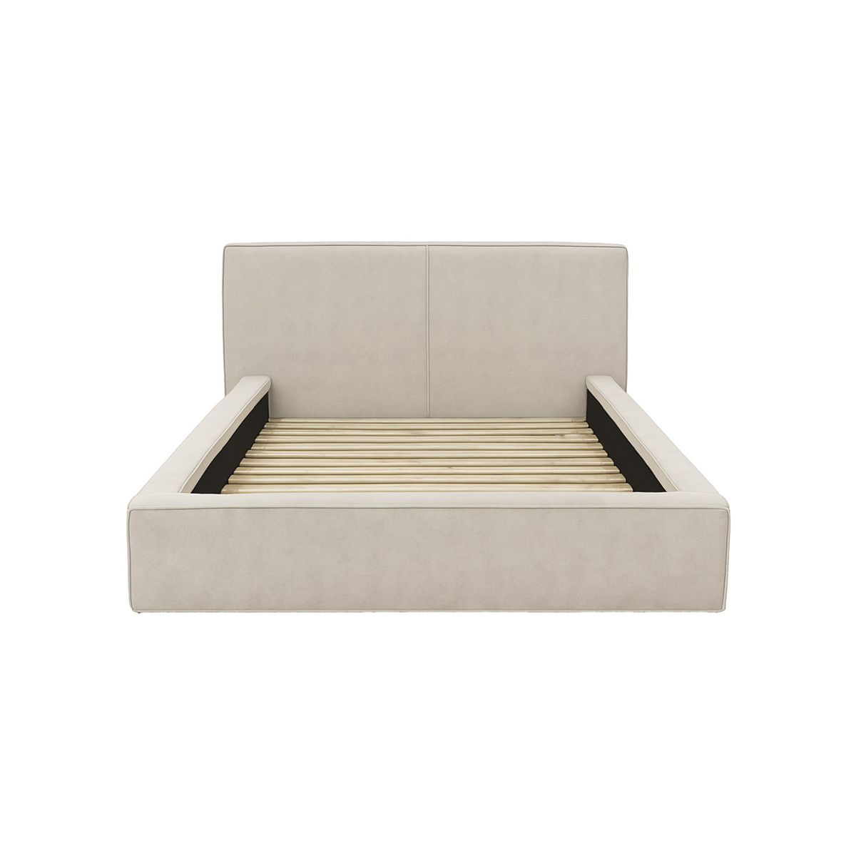 CAMA TAPIZADA LISA - KING 2 PIEZAS - PERSONALIZA EL COLOR - 1
