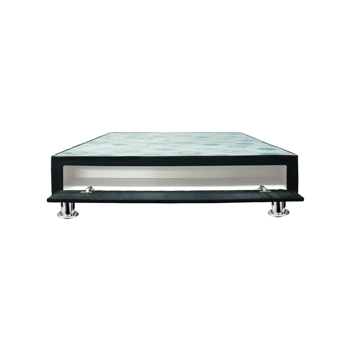 BOX TAPIZADA CON SABANERA QUEN PLZ - COLOR NEGRO - 1