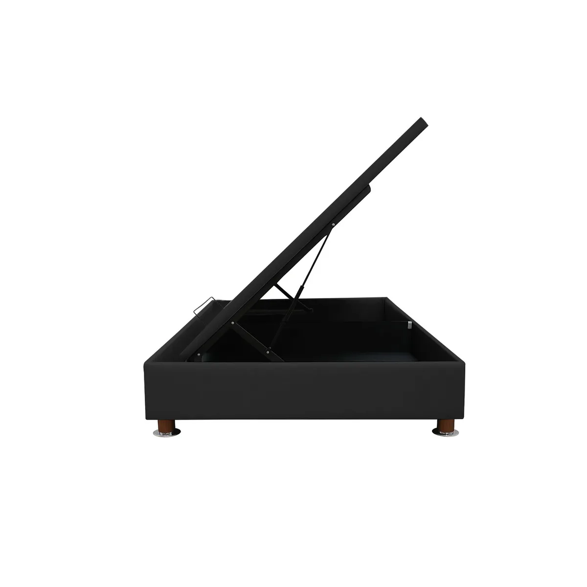 BOX ESPACIO TARIMA REFORZADO 1.5 PLAZAS + TELA ALPHA (NEGRO) - 1