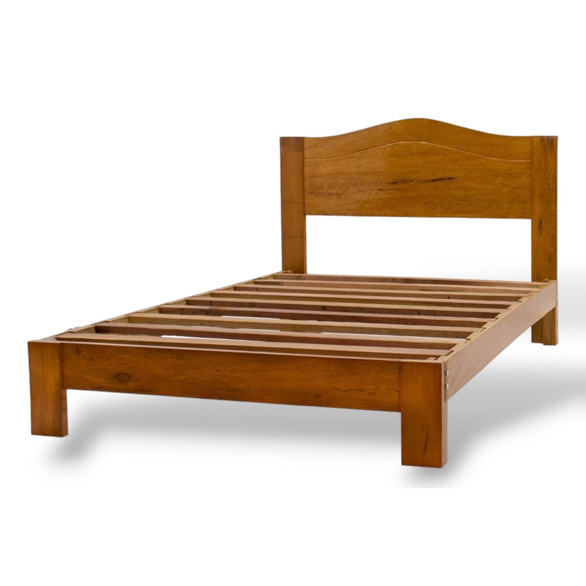 CAMA DE MADERA TORNILLO MODELO MANCORA DE 1.5 PLZ - 1