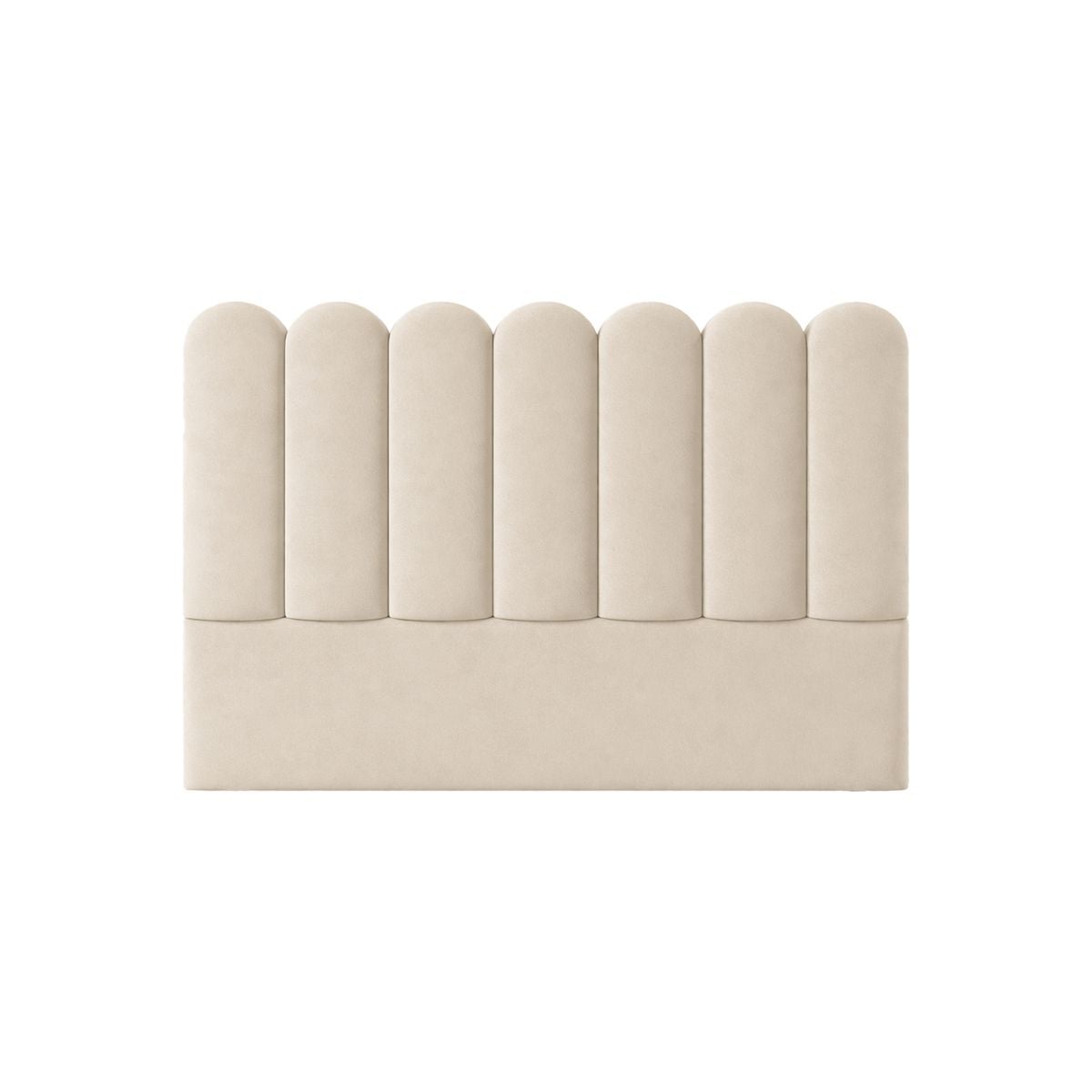 CABECERA GINEBRA HASTA EL PISO - QUEEN - BEIGE CLARO - 1